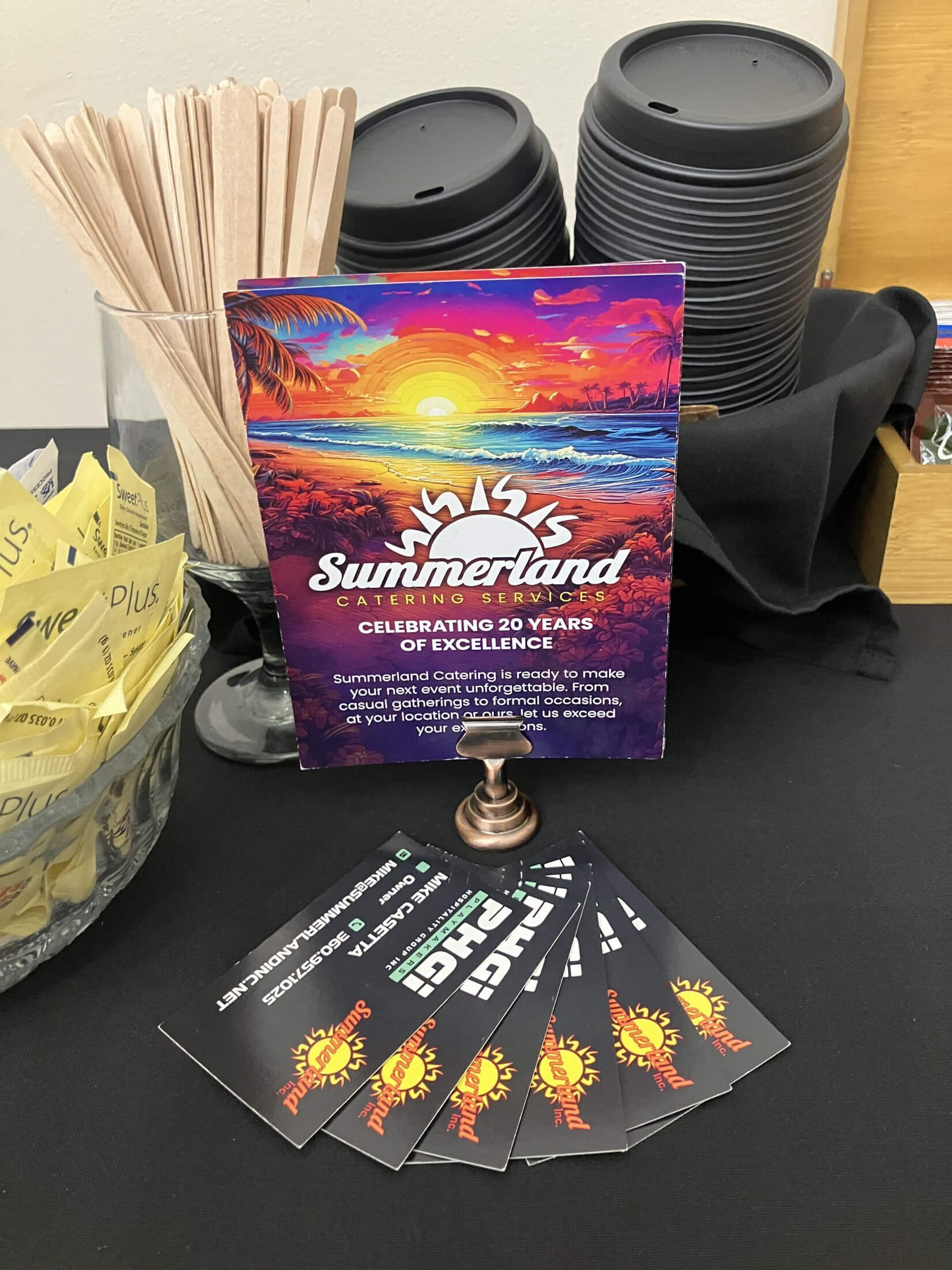 Summerland menu service presentation